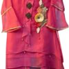 Stylish Pink Embroidered Floral Party Wear Dress for Women – Festive & Wedding Collection