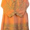 Luxury Orange Embroidered Party Wear Dress for Women – Wedding & Festive Collection